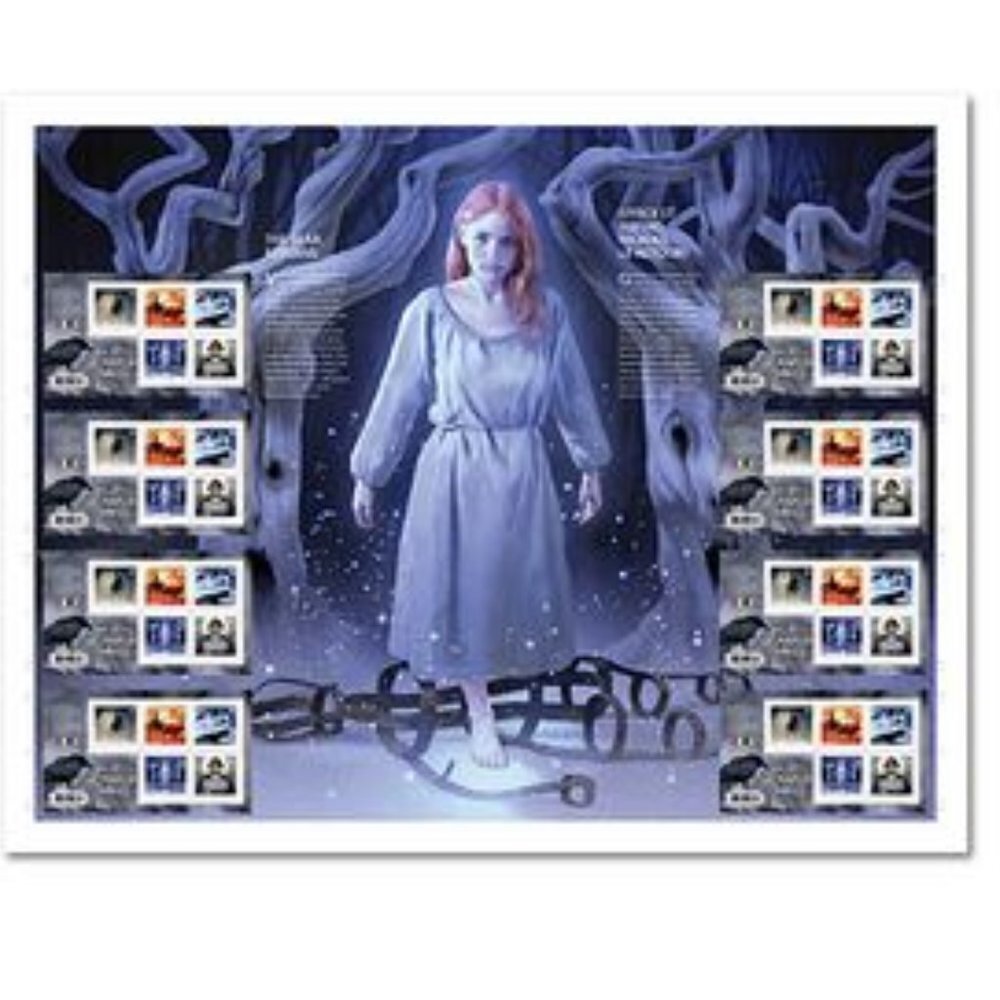 RARE Haunted Canada Canada Post Uncut press sheet of 8 souvenir sheets 2015 BNWT